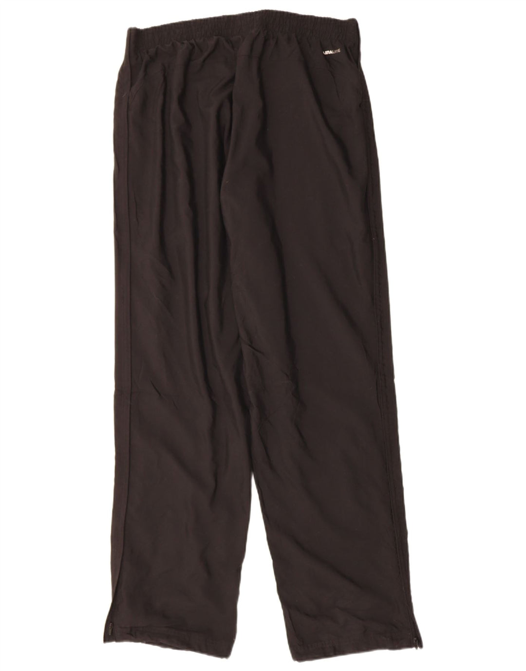 ADIDAS Mens Climalite Tracksuit Trousers Large Black Polyester