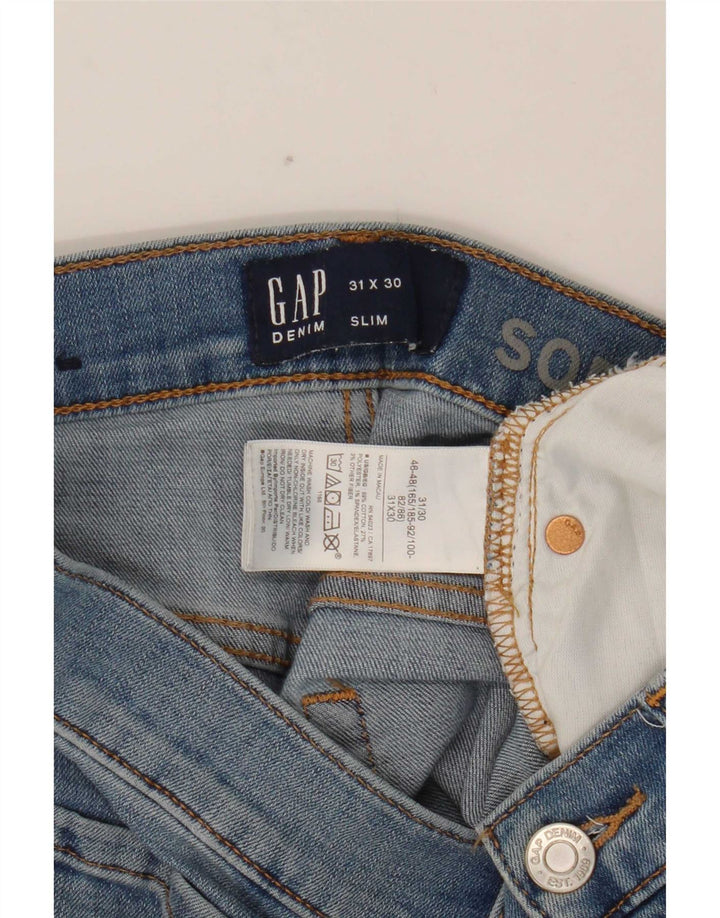 Blugi subțiri pentru femei Gap W31 L29 Bumbac albastru