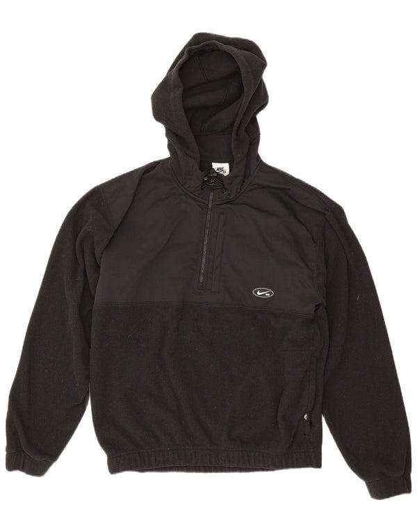 Pulover Nike pentru bărbați Therma-Fit, cu glugă, din lână XS, poliester negru