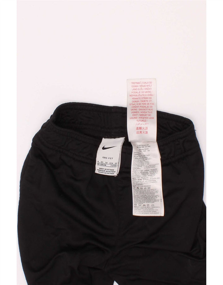 Pantaloni de trening Nike Dri Fit pentru baieti 3-4 ani XS poliester negru