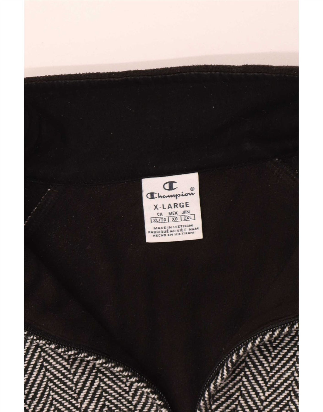 Bomber pentru femei Champion UK 18 XL Black Herringbone