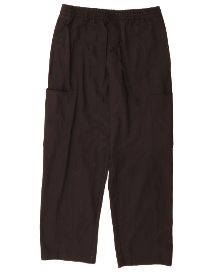 Pantaloni de trening cargo pentru bărbați Zara, poliester mediu negru