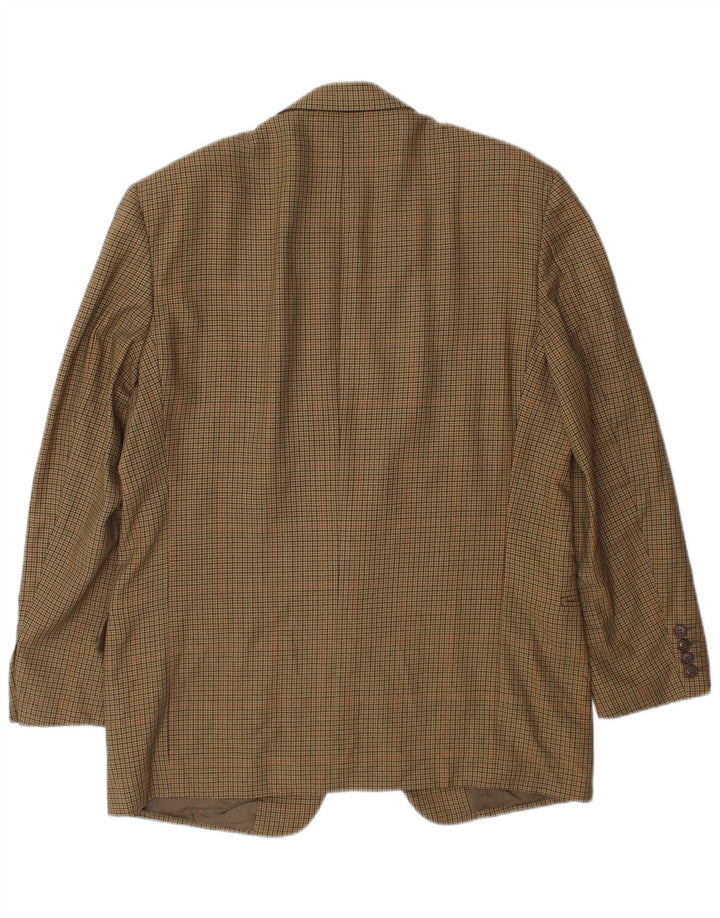Jachetă pentru bărbați Marks & Spencer, cu 2 nasturi, UK 40 Medium Bej Houndstooth