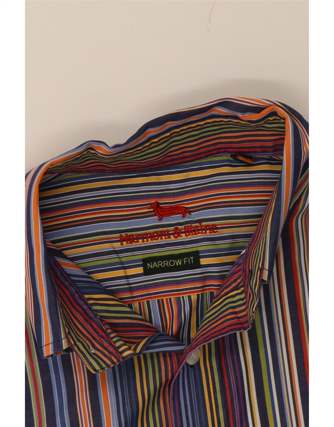 Cămașă pentru bărbați HARMONT & BLAINE Narrow Fit Mediu Multicolor Clasic