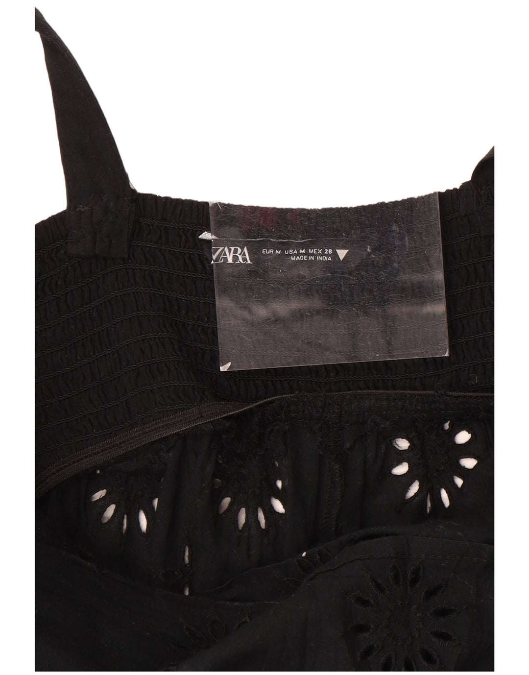Rochie Maxi fără mâneci pentru femei Zara UK 12 Medium Black