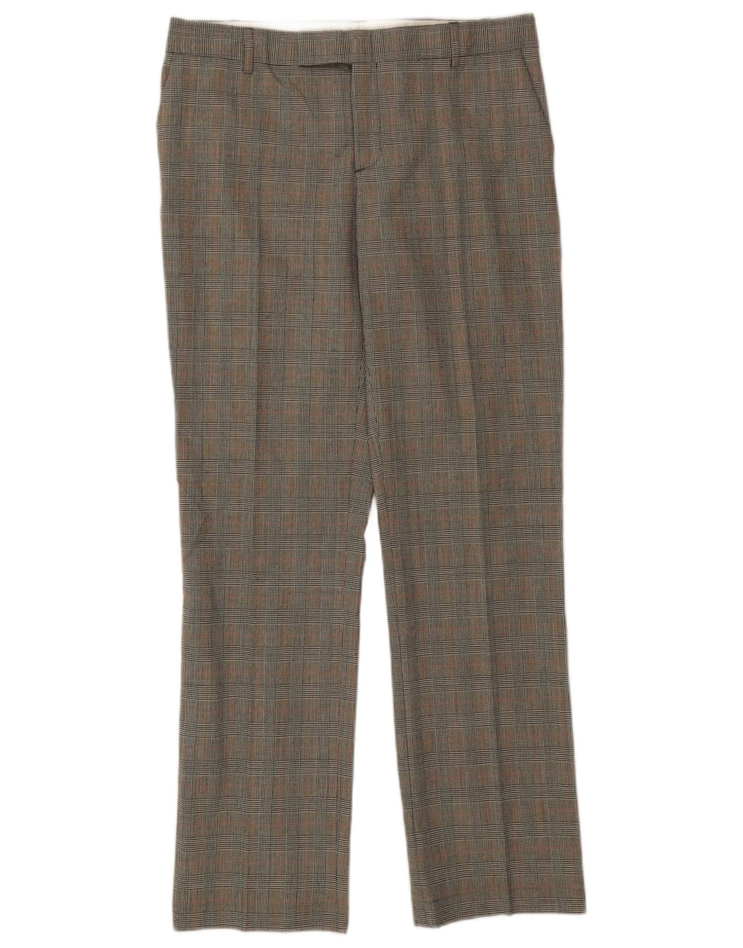 Pantaloni de costum drepți pentru femei Zara L32 L31 Gri Houndstooth Classic
