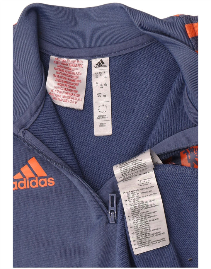 Adidas Boys Manchester United Pullover Trening Top 11-12 Ani Albastru