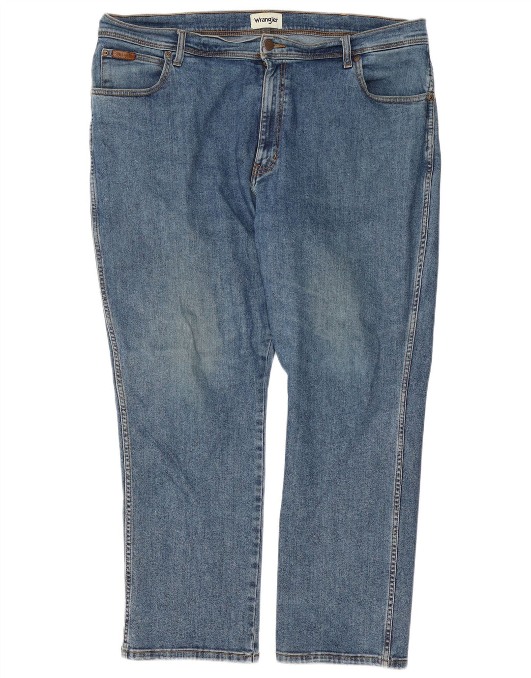 Blugi drepte pentru bărbați Wrangler Texas W42 L30 bumbac albastru