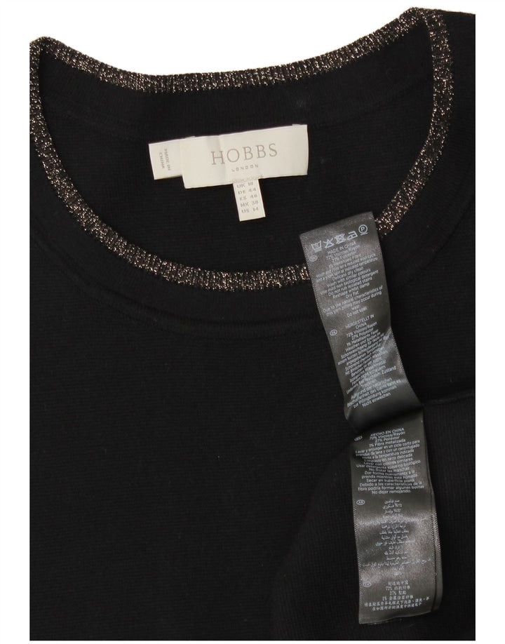 Rochie Jumper Hobbs pentru femei UK 18 XL, viscoză neagră