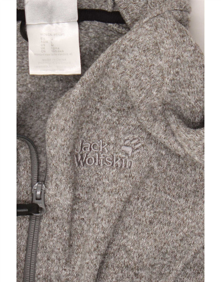 Jack Wolfskin Jachetă de trening pentru femei UK 12/14 Medium Gri Pete