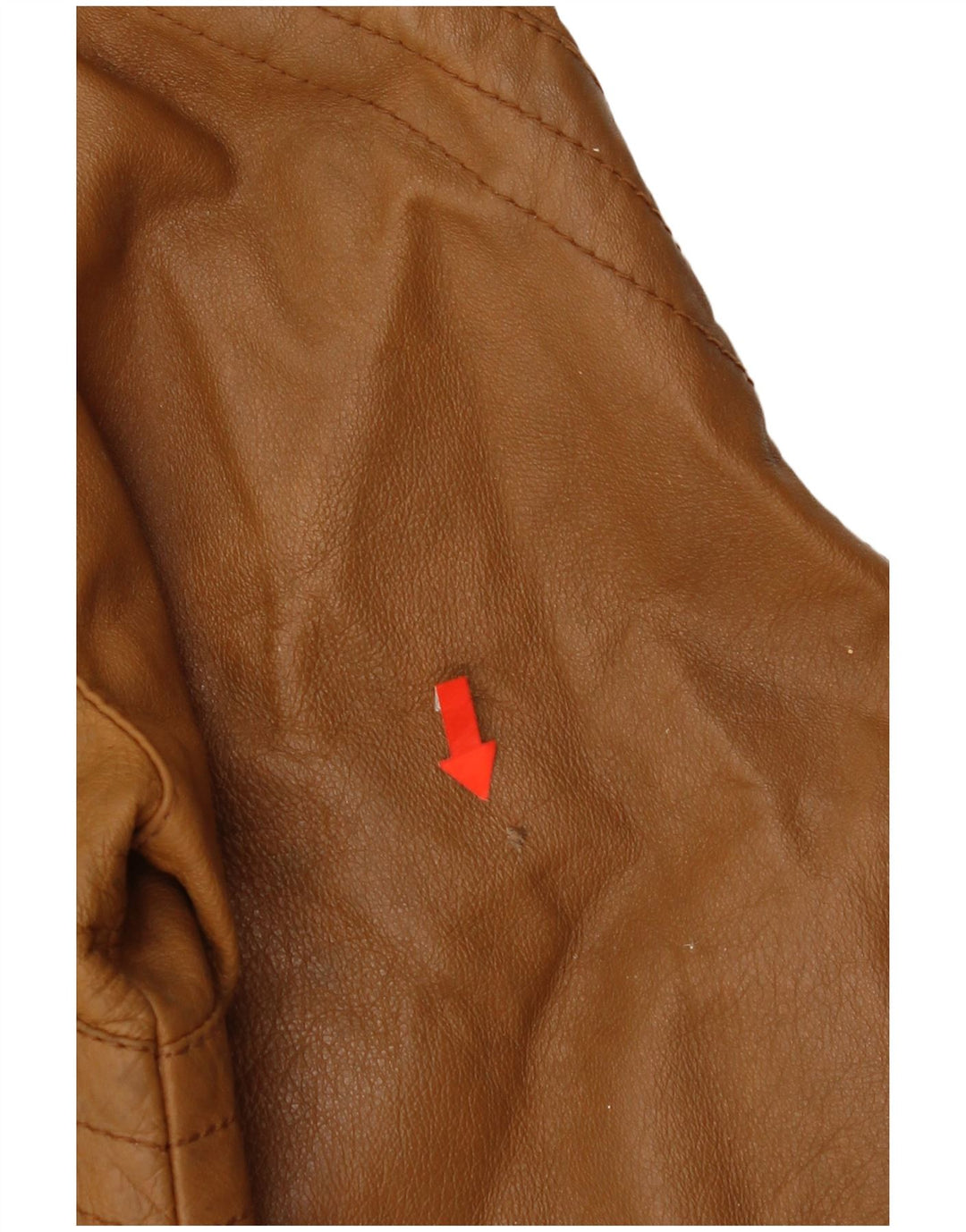 Geaca de piele vintage pentru femei IT 44 piele maro medie