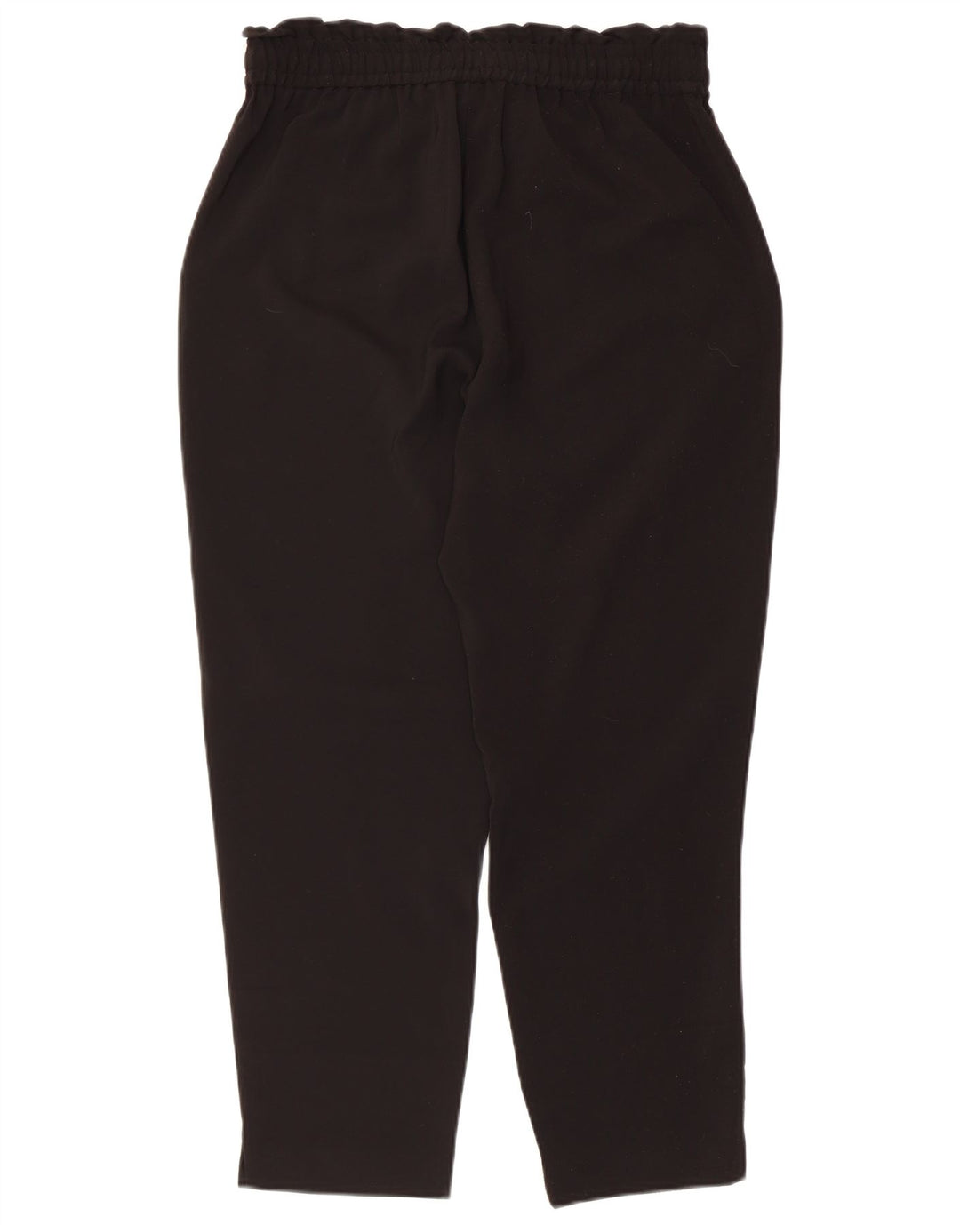 Pantaloni tăiați conici pentru femei Zara Mediu L28 L25 Poliester negru