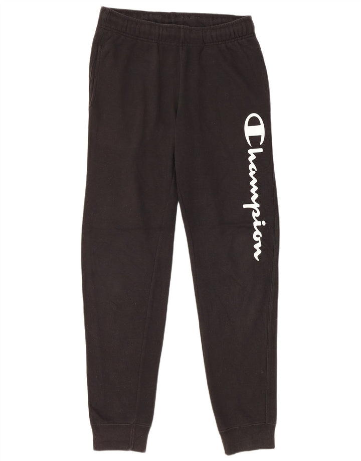 Pantaloni de trening grafic pentru bărbați Champion Pantaloni de jogging Mic Negru