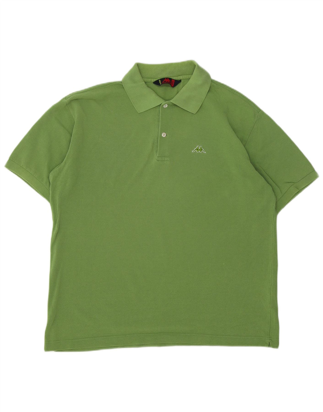 Cămașă polo pentru bărbați Kappa, bumbac verde mare