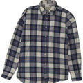 Cămașă de flanel Jack Wills pentru bărbați, bumbac în carouri, albastru bleumarin