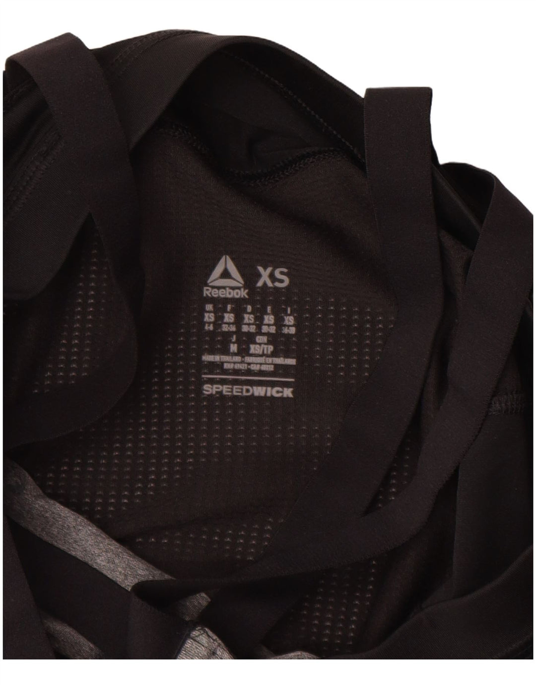 REEBOK Les Mills Graphic Vest Top pentru femei UK 4/6 XS Gri Colorblock