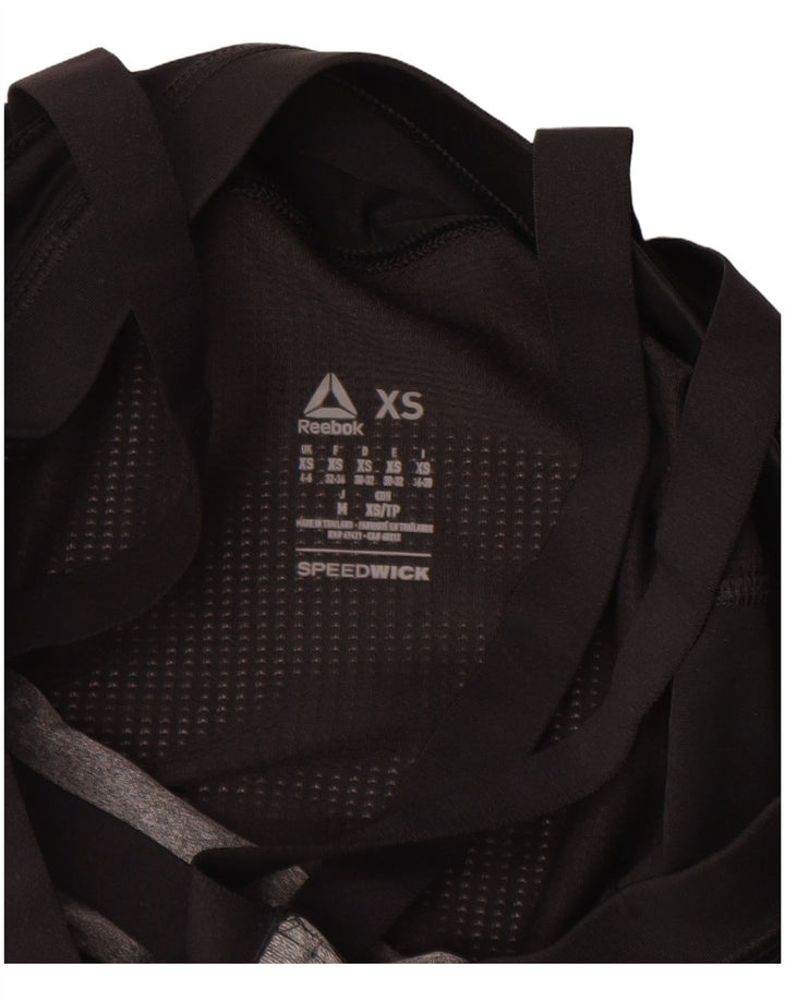 REEBOK Les Mills Graphic Vest Top pentru femei UK 4/6 XS Gri Colorblock