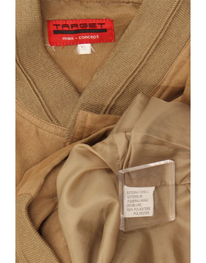 Bomber Vintage pentru bărbați UK 42 XL Maro Poliester