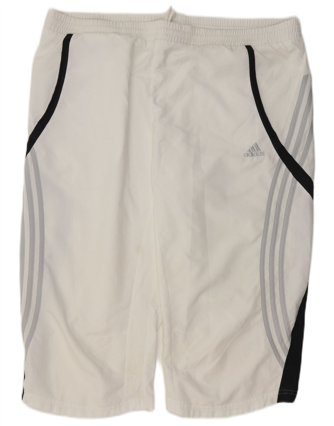 Pantaloni scurți sport pentru bărbați Adidas Climacool Bermuda XL, alb, poliester color bloc