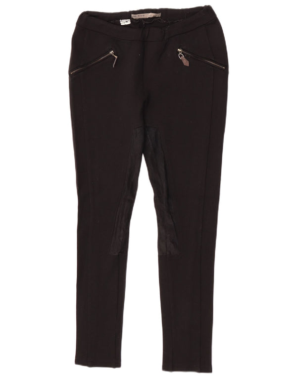 Pantaloni casual skinny pentru femei Zara Mediu L28 L26 Negri