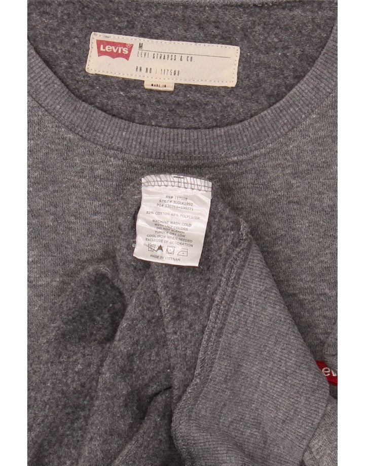 Pulover Levi's pentru bărbați, bumbac, gri mediu