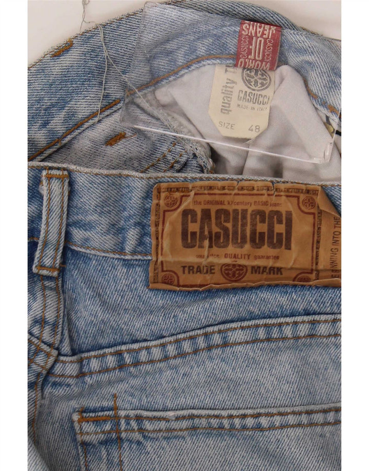 Cassuci Blugi Bărbați Drepți IT 48 Medium L30 L32 Bumbac Albastru