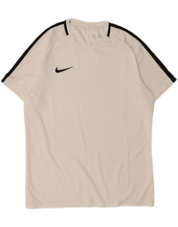 Tricou Nike Dri Fit pentru bărbați Top XL, alb, bloc de culoare