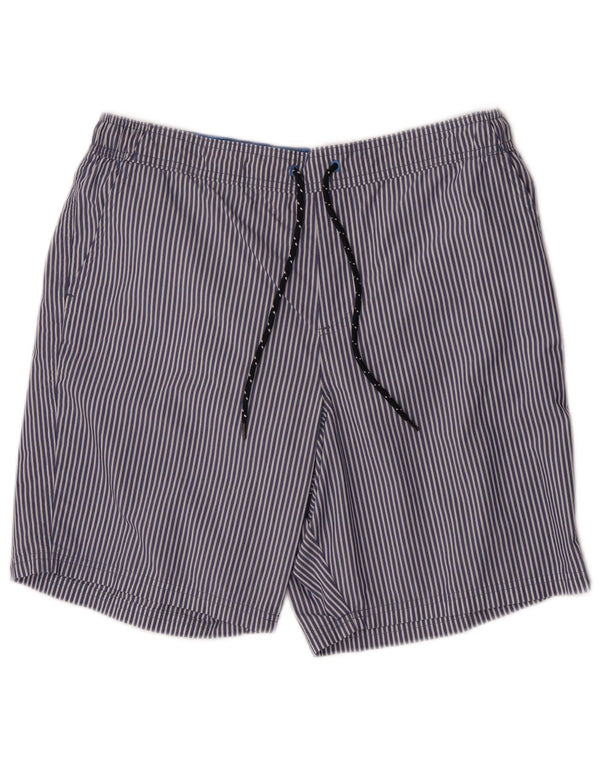 Pantaloni scurți de înot pentru bărbați Marks & Spencer, bumbac cu dungi mari, albastre