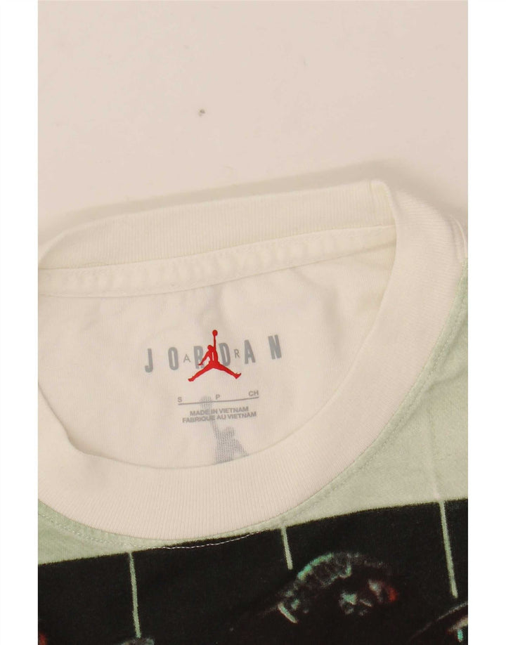 Tricou cu grafic Michael Jordan Jordan pentru bărbați Top mic alb