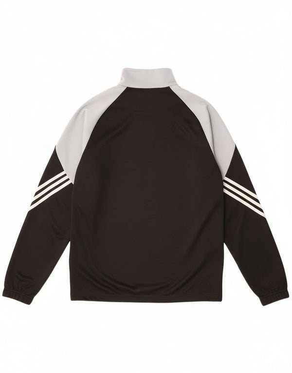 Adidas Climalite Pullover Trening Top Mediu Negru Colorblock