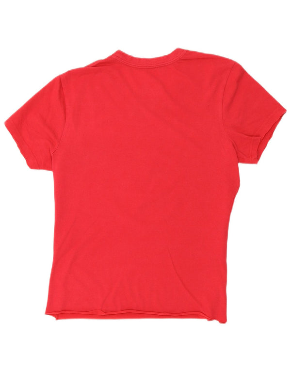 Tricou grafic Nike Dri Fit pentru femei Top UK 12/14 Medium Red