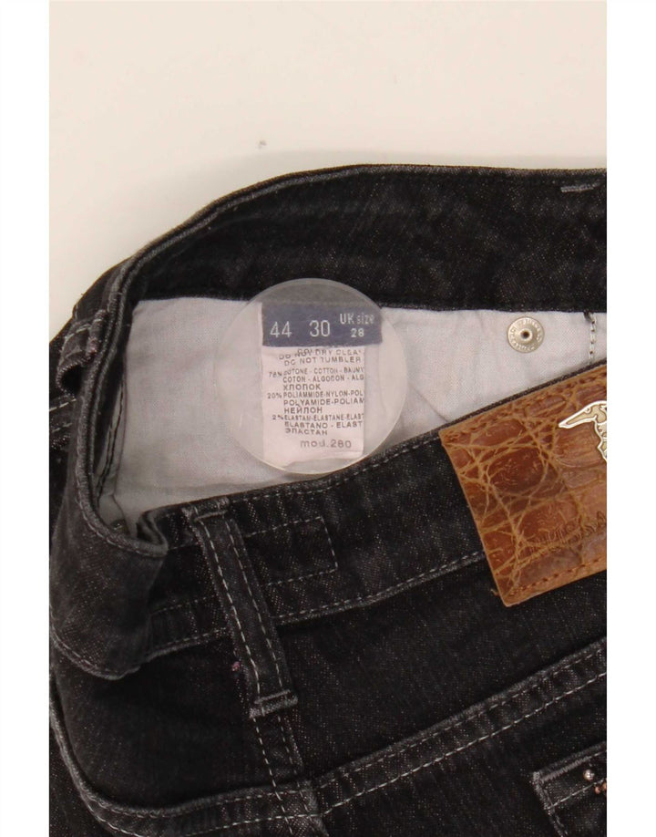 Blugi drepti pentru femei Trussardi W28 L29 bumbac negru