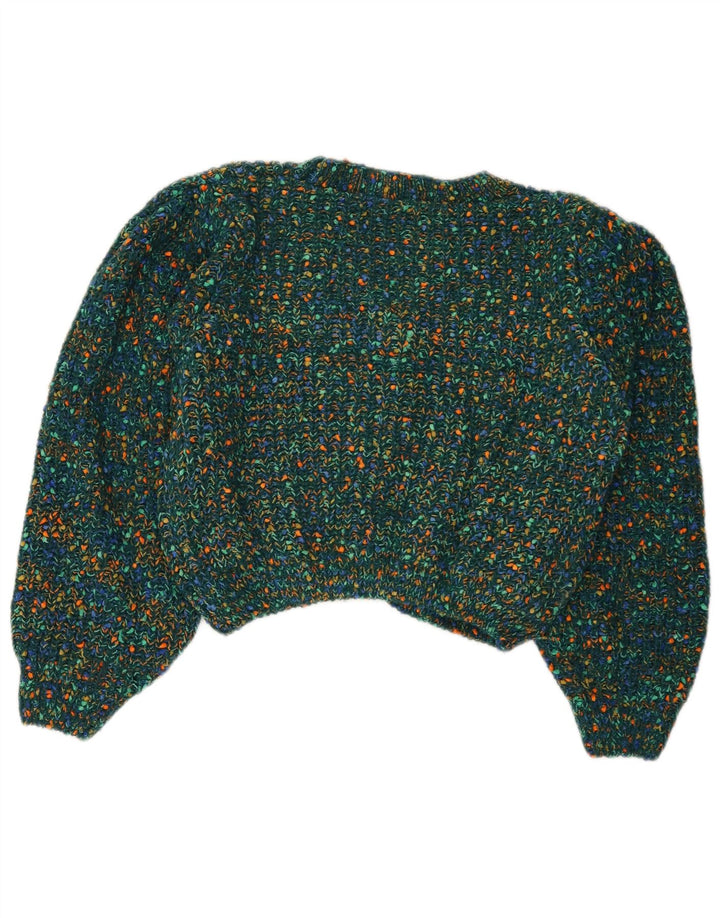 Cider Pulover Crop Cardigan pentru femei UK 16 Poliester mare cu pături verzi