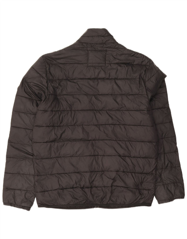 Jachetă căptușită pentru bărbați Jack & Jones UK 40 Large Black