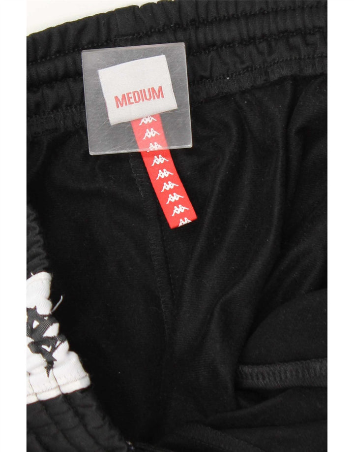 Pantaloni de trening cu grafică pentru bărbați Kappa Pantaloni de jogging, mediu negru, color block