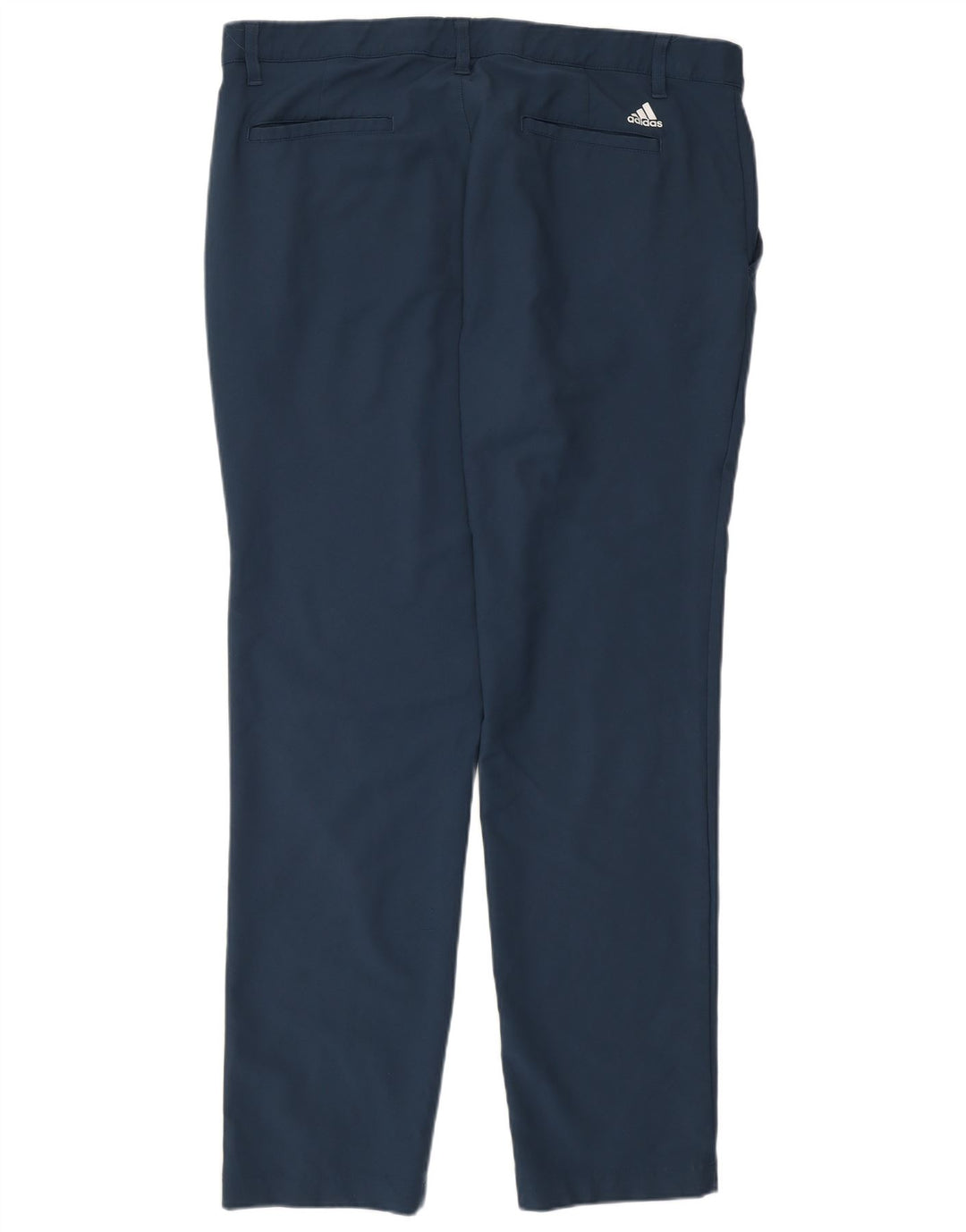 Pantaloni chino slim pentru bărbați Adidas W36 L32 poliester bleumarin