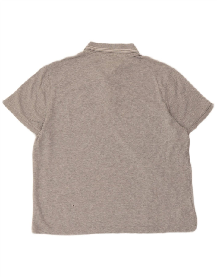 Tricou polo pentru bărbați Lacoste Mărimea 7 2XL Bumbac gri