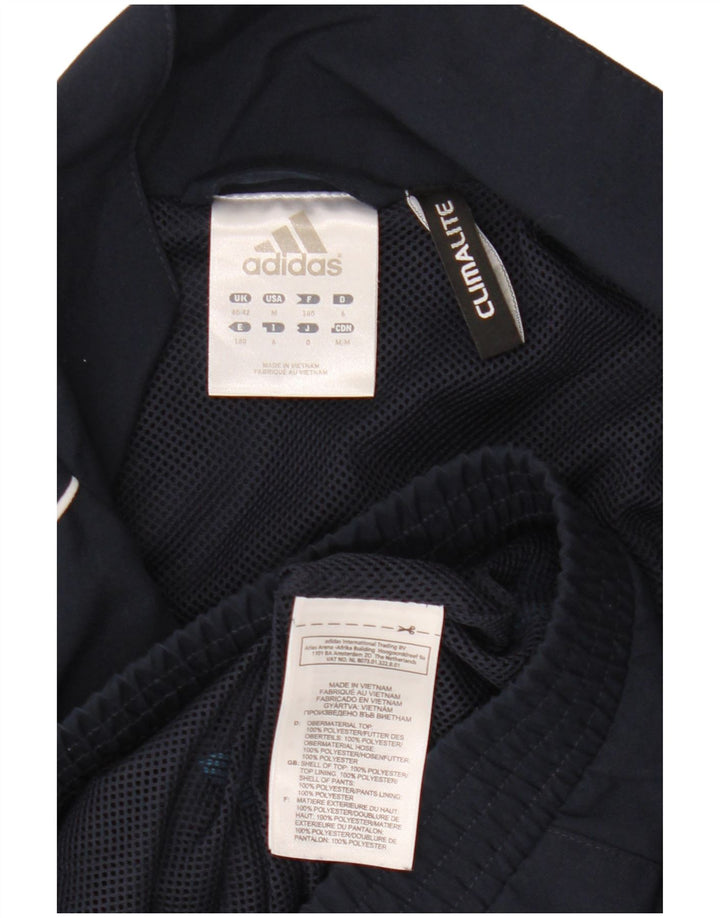Adidas Mens Climalite Trening Top Jacket UK 40/42 Medium Bleumarin Blue