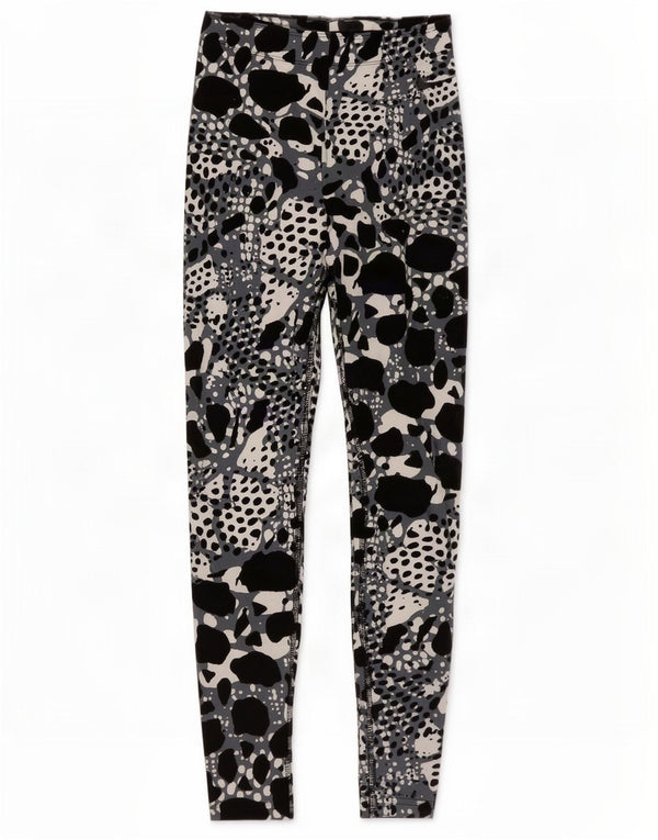 Leggings pentru femei Nike UK 4 XS, bumbac cu pete multicolore