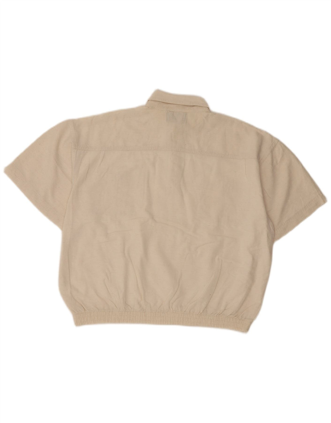 Cămașă vintage cu mânecă scurtă pentru bărbați IT 50 Medium Off White Classic