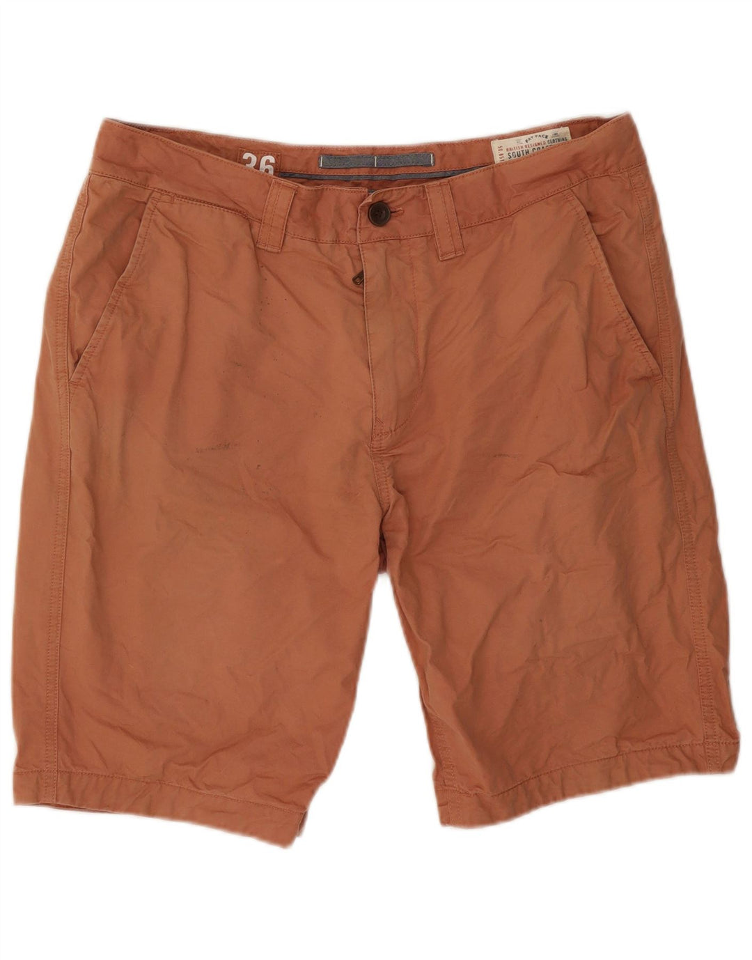Pantaloni scurți chino pentru bărbați Fat Face W36 mare bumbac portocaliu