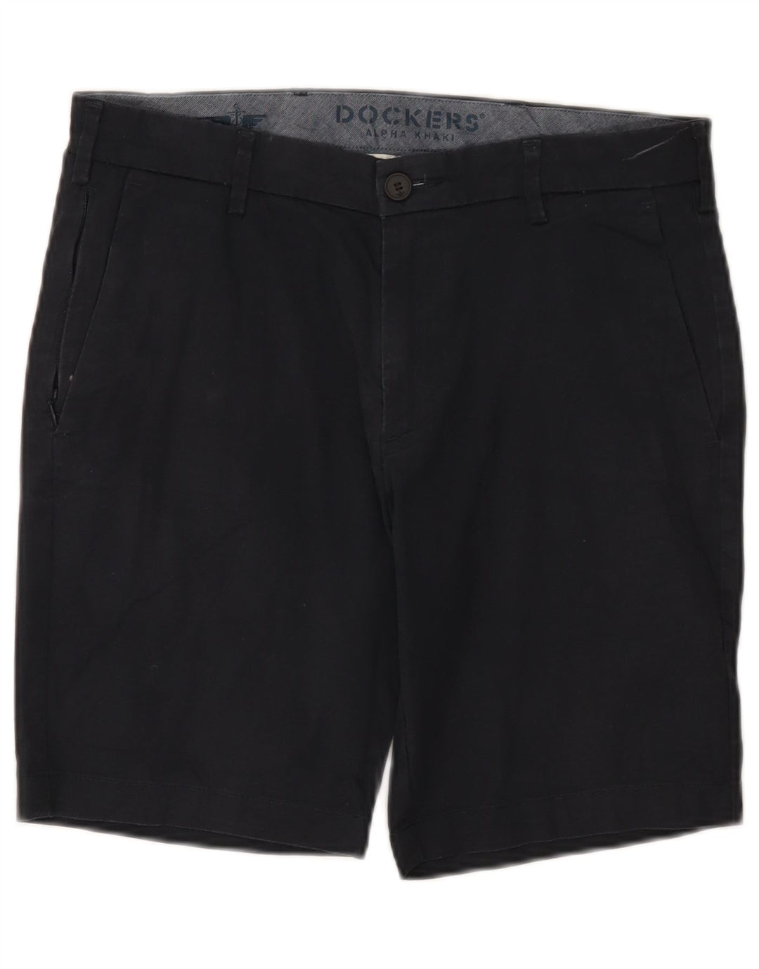 Pantaloni scurți chino Dockers pentru bărbați W31, bumbac mediu negru