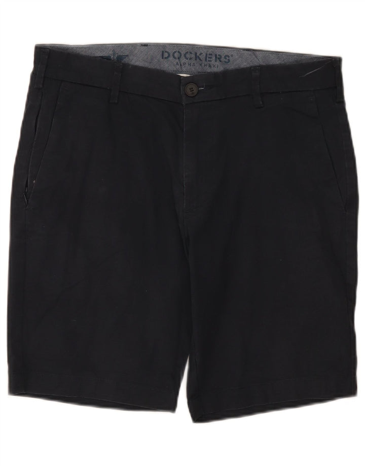 Pantaloni scurți chino Dockers pentru bărbați W31, bumbac mediu negru