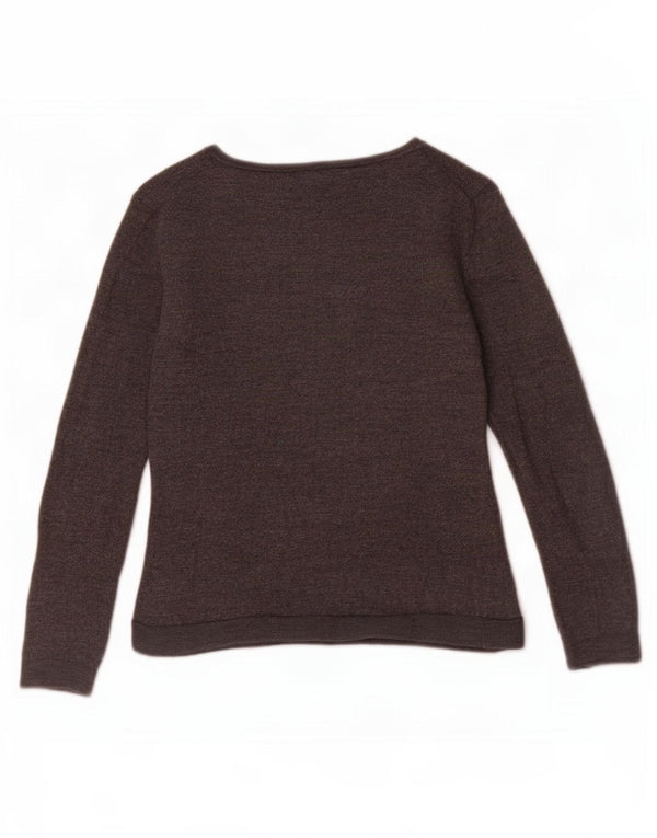Massimo Dutti Pulover Fete Gât Barcă 7-8 Ani Lână Gri