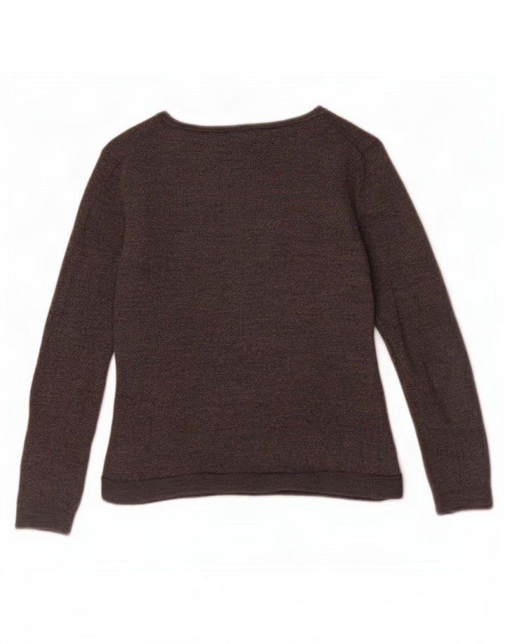 Massimo Dutti Pulover Fete Gât Barcă 7-8 Ani Lână Gri