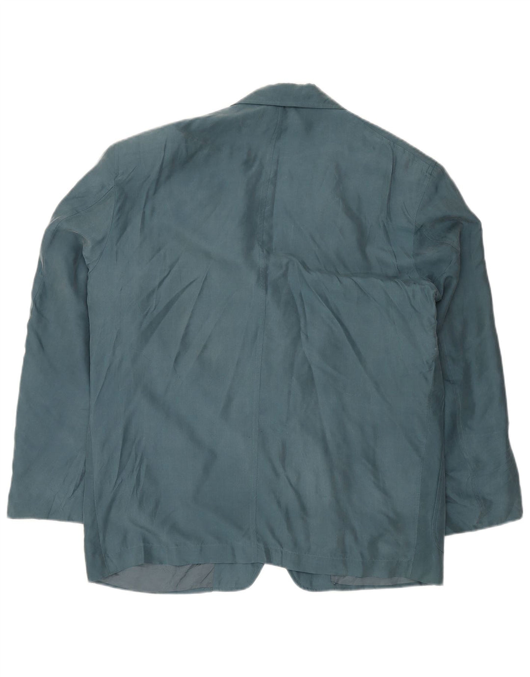 TRUSSARDI Jachetă pentru bărbați cu 2 nasturi IT 54 2XL Blue Silk