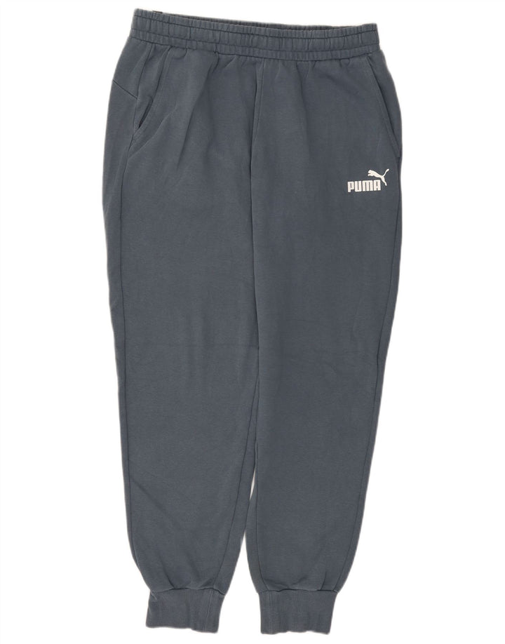 Pantaloni de trening Puma pentru bărbați Pantaloni de jogging mari, albastru, bumbac