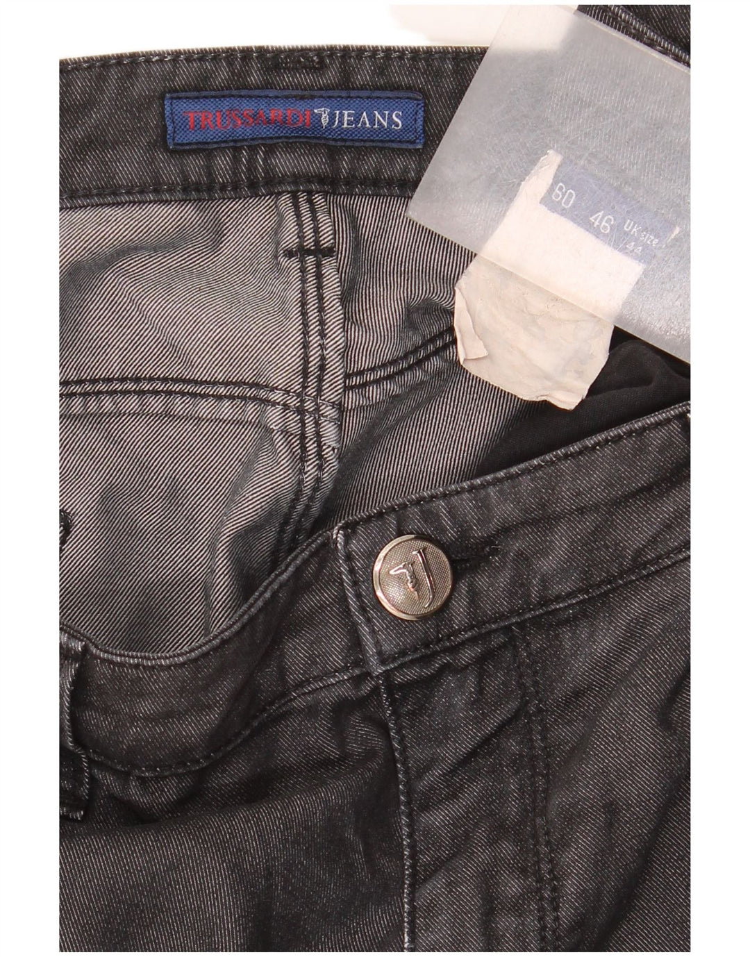 Blugi drepti pentru bărbați Trussardi W44 L32 gri