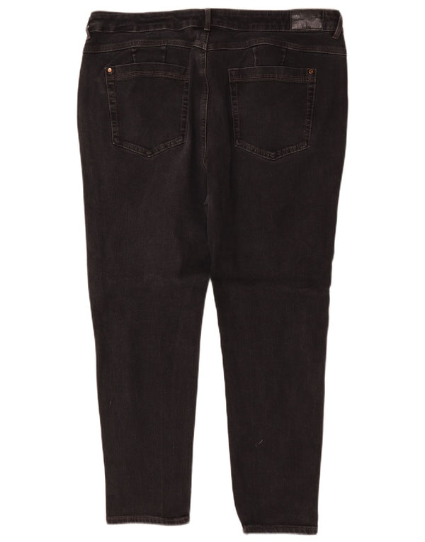 Blugi subțiri pentru femei Marks & Spencer UK 20 2XL W40 L26 bumbac negru