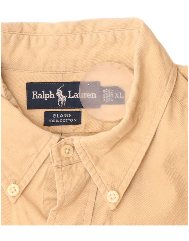 Cămașă Blaire pentru bărbați Ralph Lauren XL, bej, bumbac